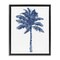 Stupell Industries Modern Palm Tree in Blue Floating Frame By Kristen Drew